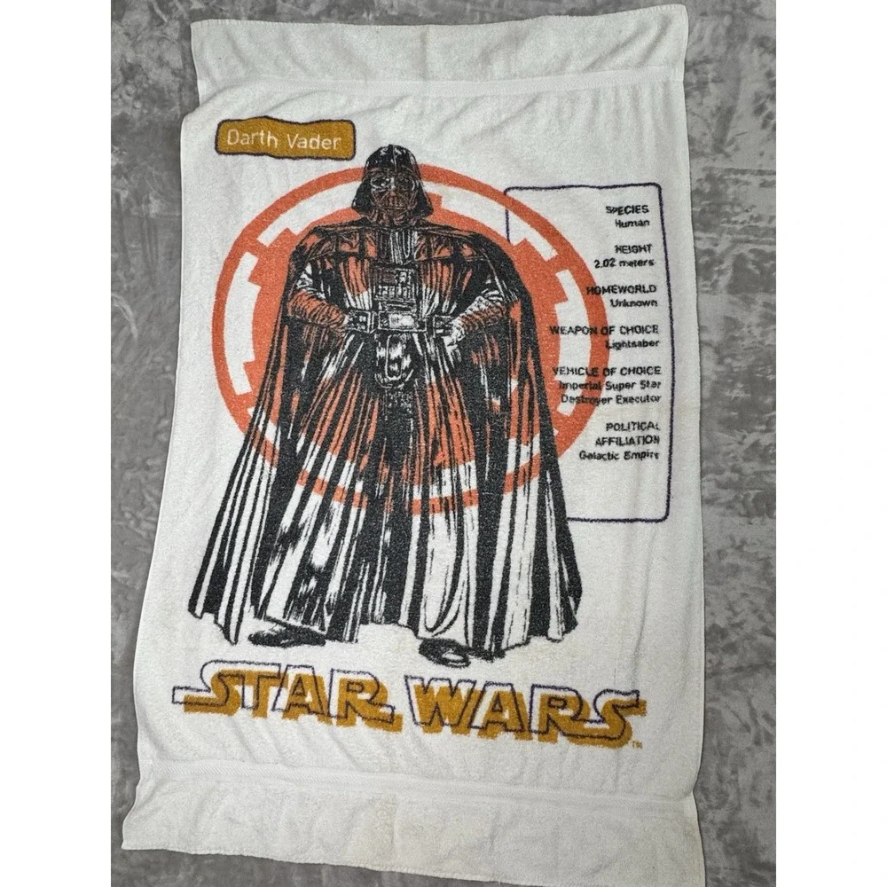 Vintage‎ 1997 Star Wars Darth Vader Beach Towel Lucy's Films